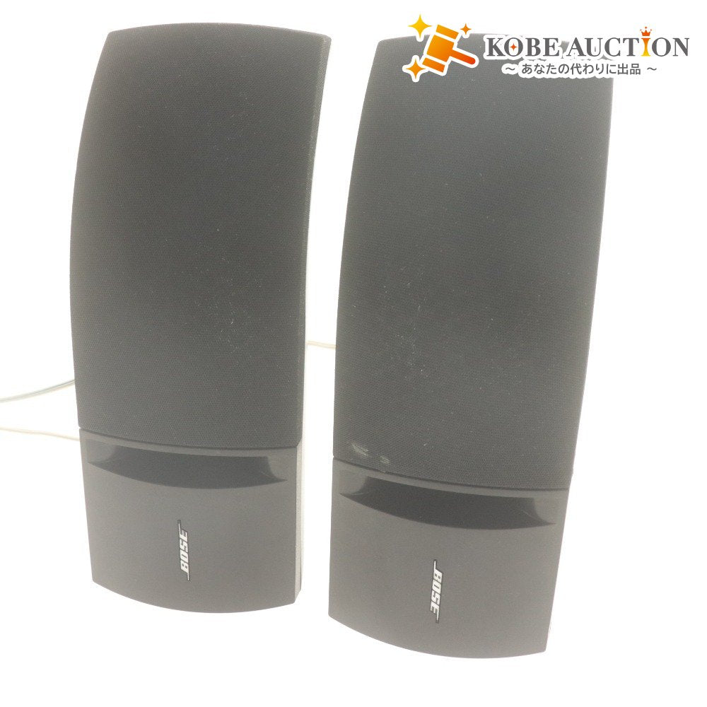 ■ BOSE 161B Speaker System Pair Audio Equipment Black with Accessories
