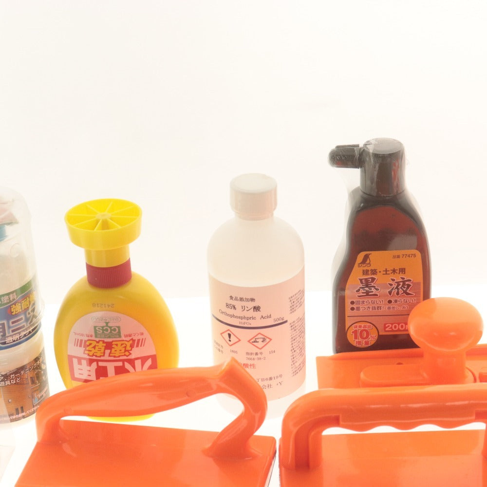 ■ DIY用品 大量セット まとめ売り 追入鑿/ビス,ネジ/ニス/ペイント/T型定規/金切鋸/ボンド/ヤスリ/ギボシ端子/安全治具/他 等 未使用含む