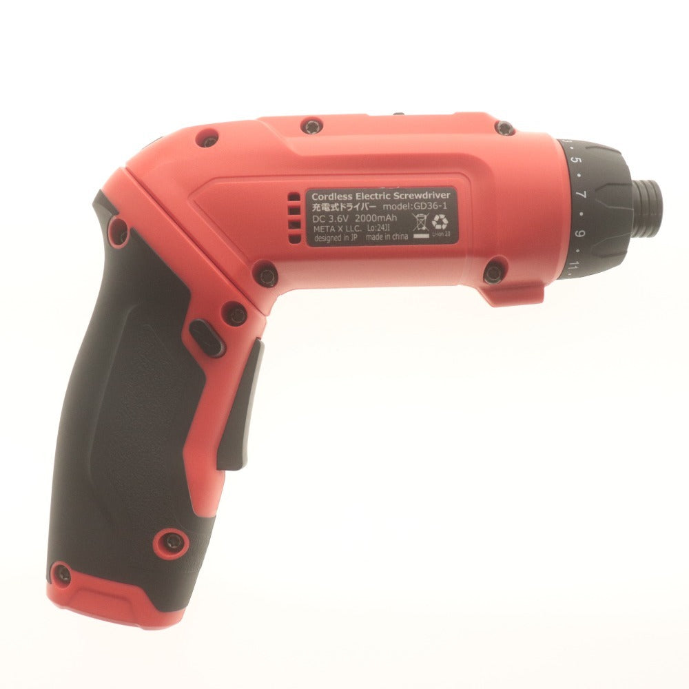 ■ YOIbuy PRO 3.6V充電式電動ドリルドライバー GD36-1 2000mAh ペン型変形可能 最大締付けトルク6.8Nm 21段クラッチギア 付属品付 未使用