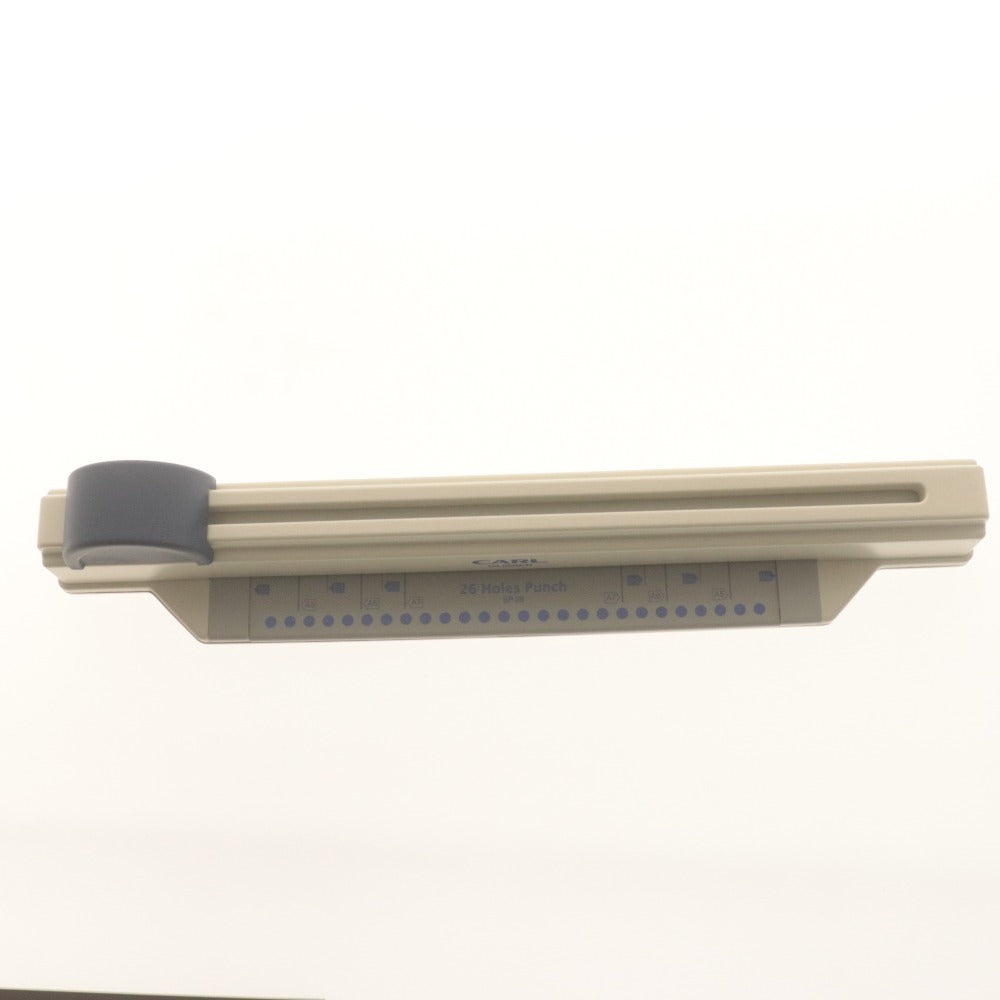 ■ カール事務器 2点セット まとめ売り グリッサー スライド式多穴パンチ 26穴/ゲージパンチ GP-26 26穴 B5サイズ用/箱付き