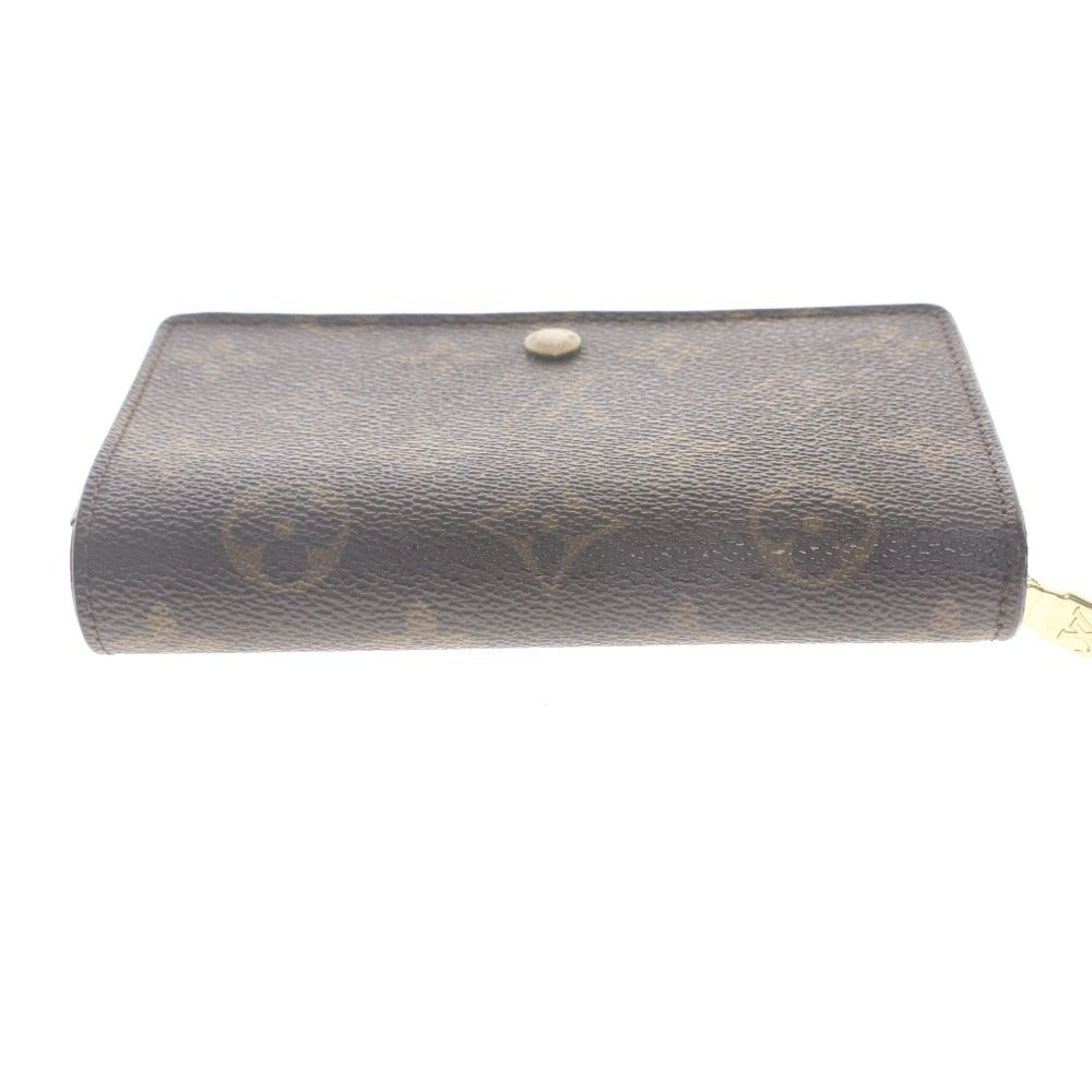 ■ Louis Vuitton ルイヴィトン 財布 モノグラム ポルトモネ・ビエ トレゾール M61730 二つ折り メンズ レディース ダークブラウン 袋付き