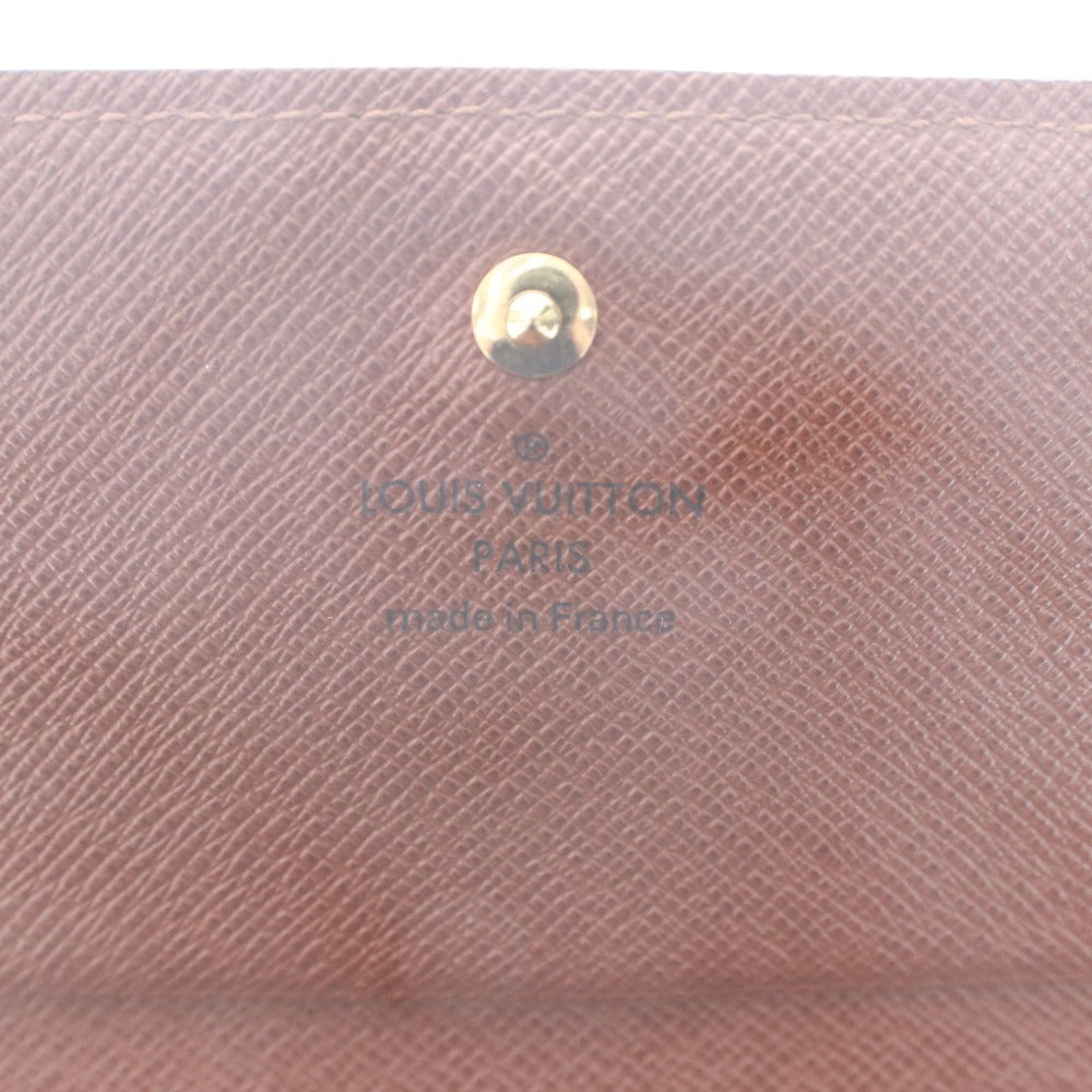 ■ Louis Vuitton ルイヴィトン 財布 モノグラム ポルトモネ・ビエ トレゾール M61730 二つ折り メンズ レディース ダークブラウン 袋付き