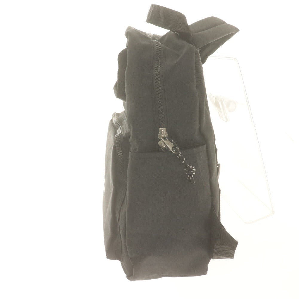 ■ Kipling キプリング リュックサック デイパック 鞄 バック 小型 メタリックチャーム付き レディース メンズ 黒 ブラック 未使用