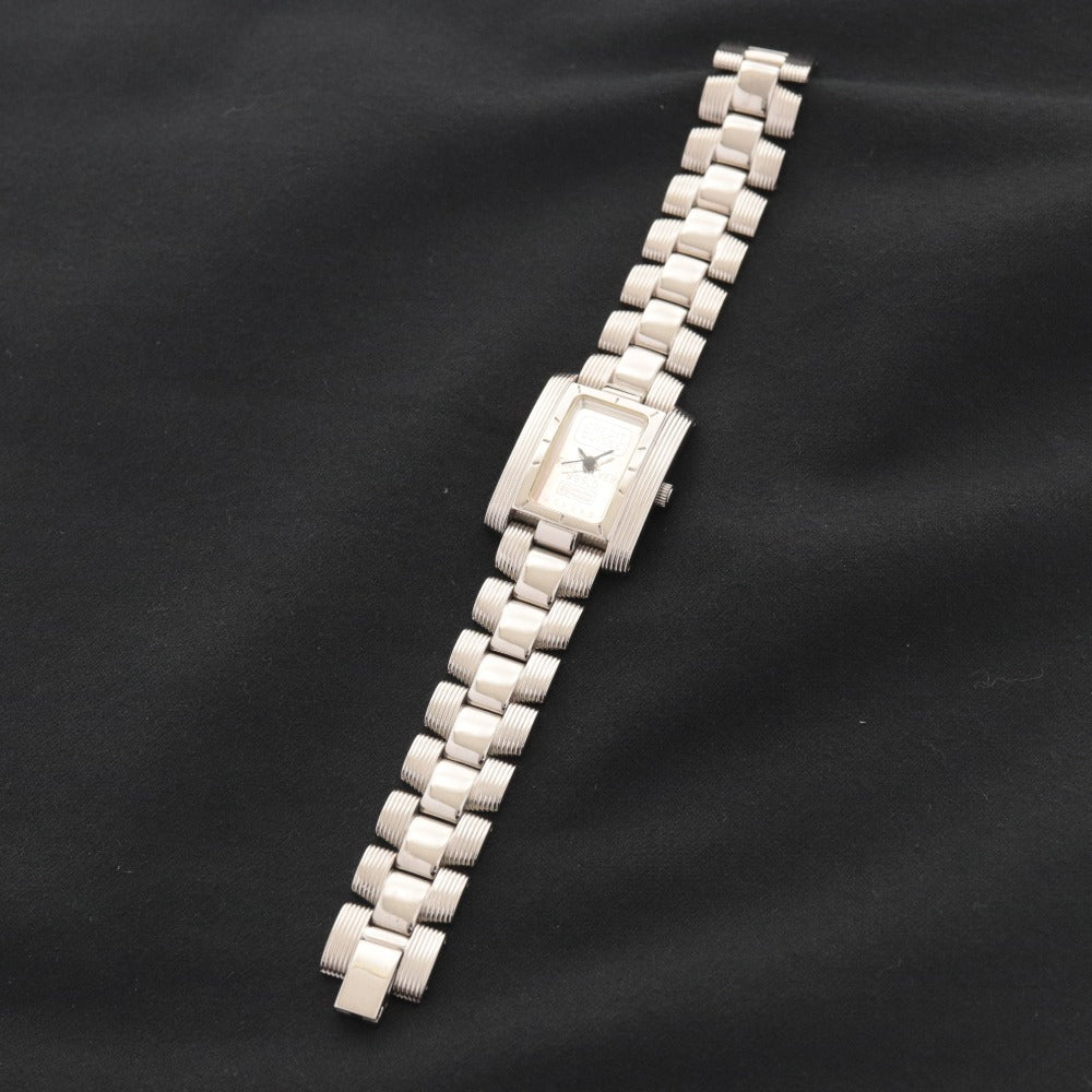 ■ CREDIT SUISSE クレディスイス 腕時計 クオーツ FINE SILVER 999.0 015045 INGOT インゴットウォッチ レディース シルバー 動作未確認