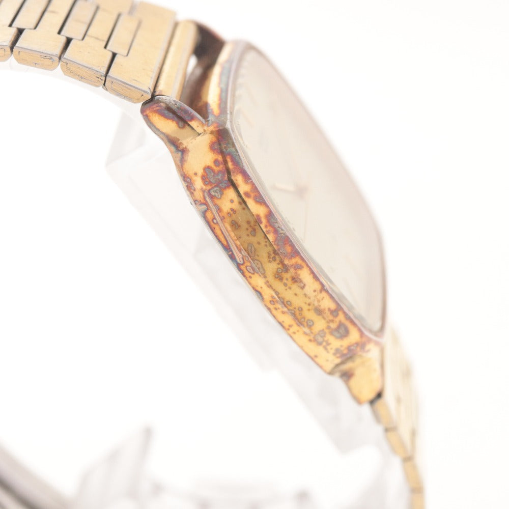 ■ SEIKO セイコー 腕時計 クオーツ 5931-5470 A 勤続35年 企業記念品 贈答品 金メッキ 耐水 メンズ レディース ゴールド 動作未確認