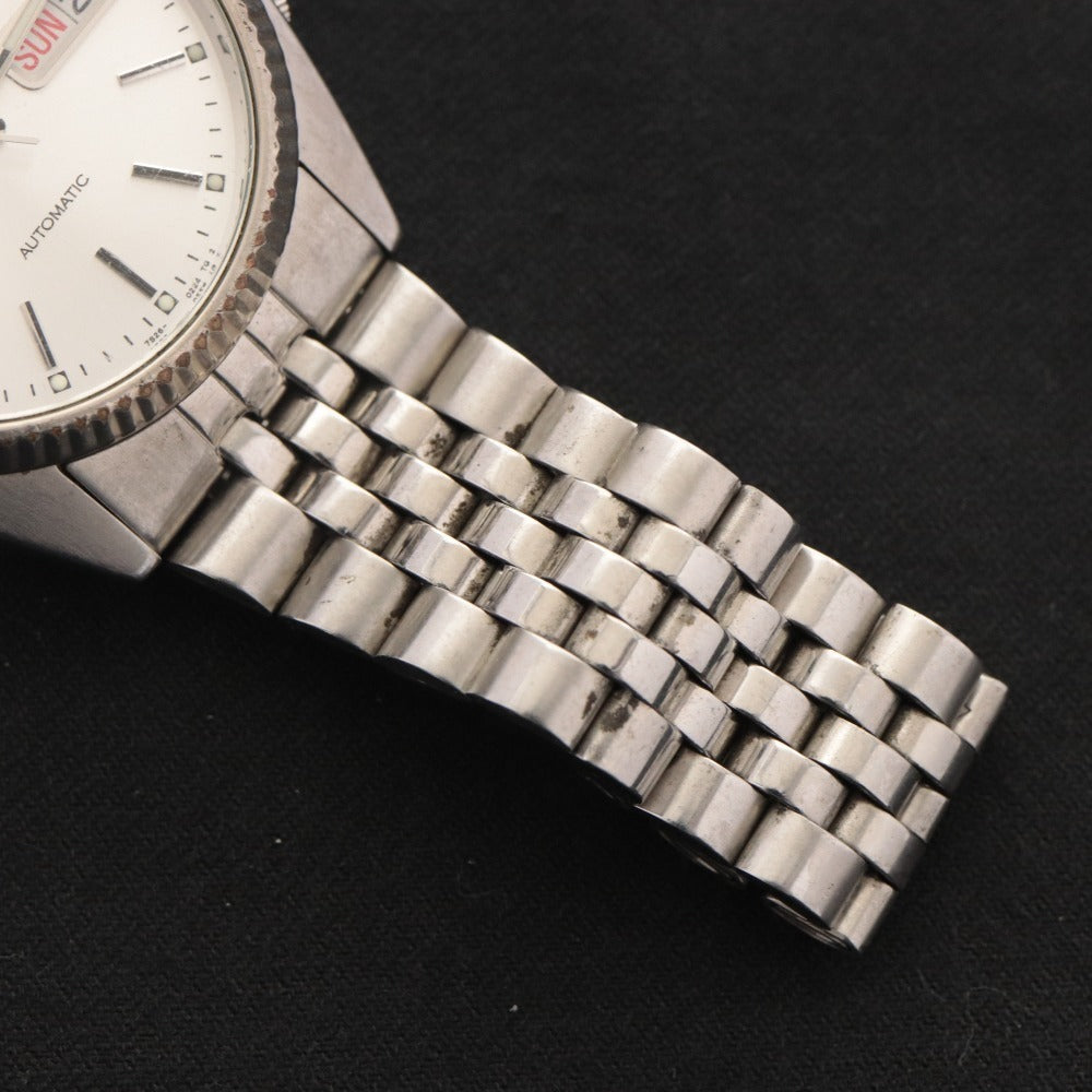 ■ SEIKO セイコー 腕時計 7S26-0500 G1341-E 582432 裏スケルトン オートマチック 自動巻き 文字盤 ステンレス メンズ 動作確認済み