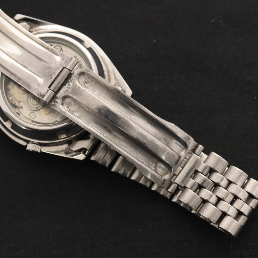 ■ SEIKO セイコー 腕時計 7S26-0500 G1341-E 582432 裏スケルトン オートマチック 自動巻き 文字盤 ステンレス メンズ 動作確認済み