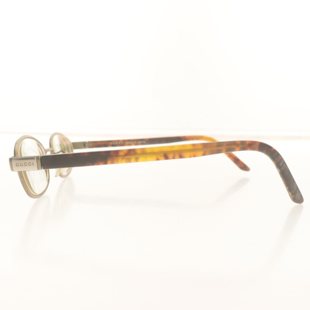 ■ GUCCI グッチ メガネ GG-1372J E9X 52□18-138 0L ブラウン系 度入りレンズ レディース 袋付き