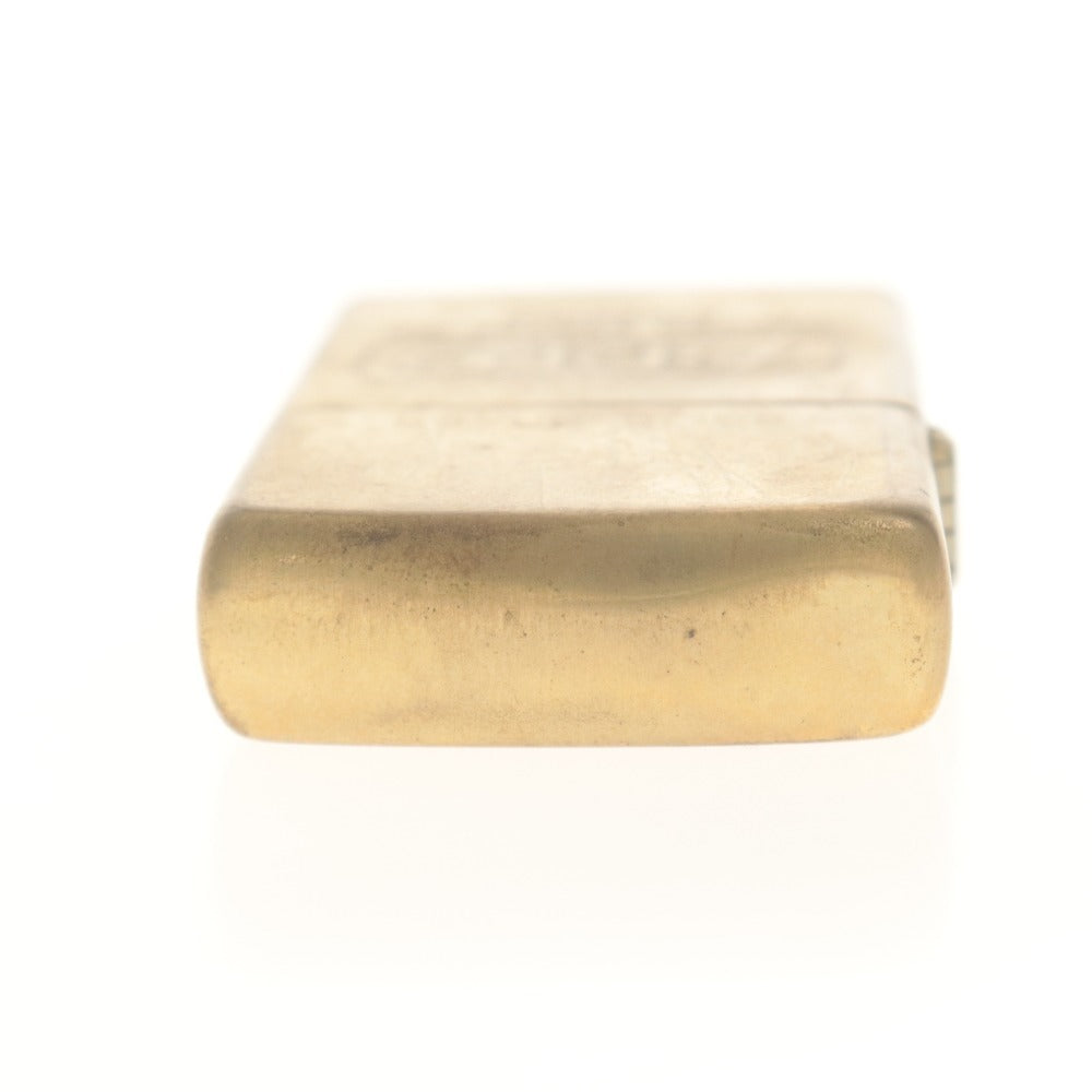 ■ ZIPPO ジッポー オイルライター UNITED STATES OF AMERICA SOLID BRASS VIII USA ゴールド 動作品