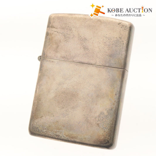 ■ ZIPPO ジッポー オイルライター STERLING 1992 U.S.A製 ヴィンテージ シルバー 箱付き 動作品