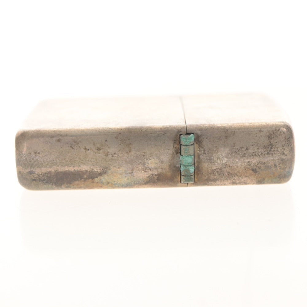 ■ ZIPPO ジッポー オイルライター STERLING 1992 U.S.A製 ヴィンテージ シルバー 箱付き 動作品