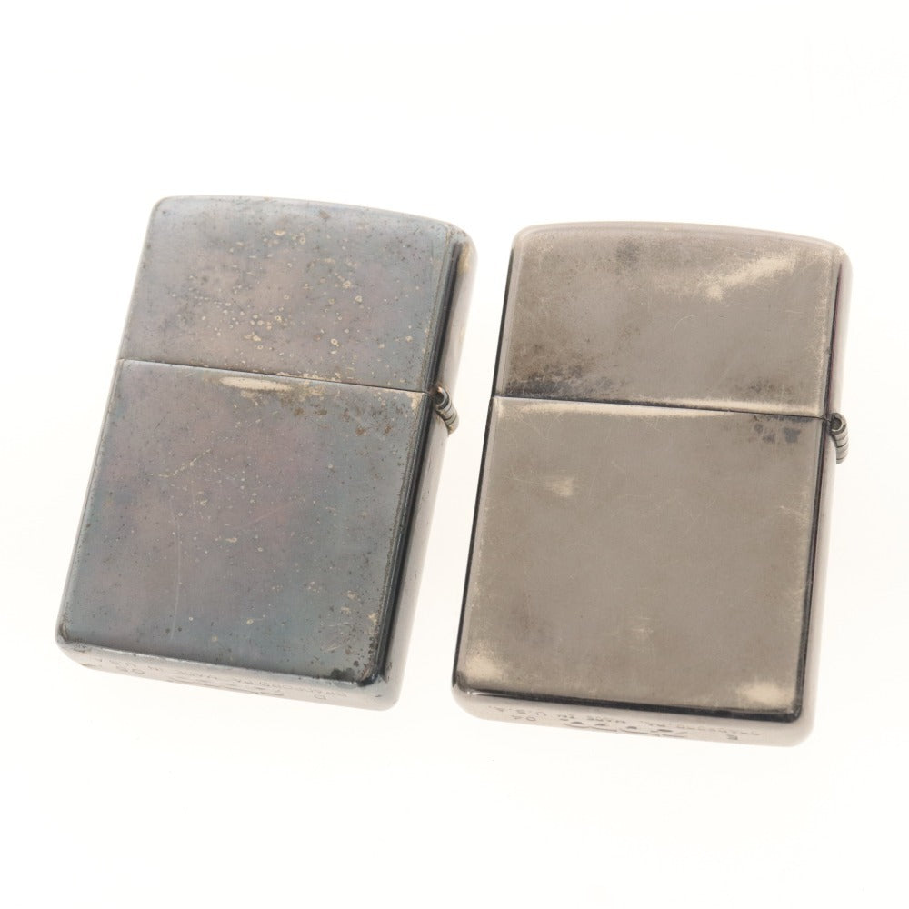 ■ ZIPPO ジッポー オイルライター 2点セット まとめ売り 大都技研 総柄 パチンコ D 2005 / バタフライ 蝶柄 E 2004/ U.S.A製 動作品