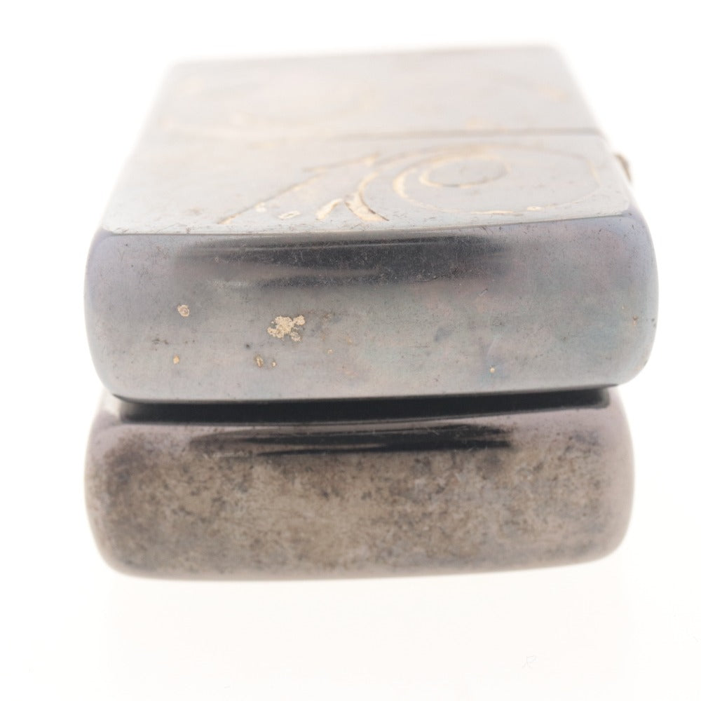 ■ ZIPPO ジッポー オイルライター 2点セット まとめ売り 大都技研 総柄 パチンコ D 2005 / バタフライ 蝶柄 E 2004/ U.S.A製 動作品