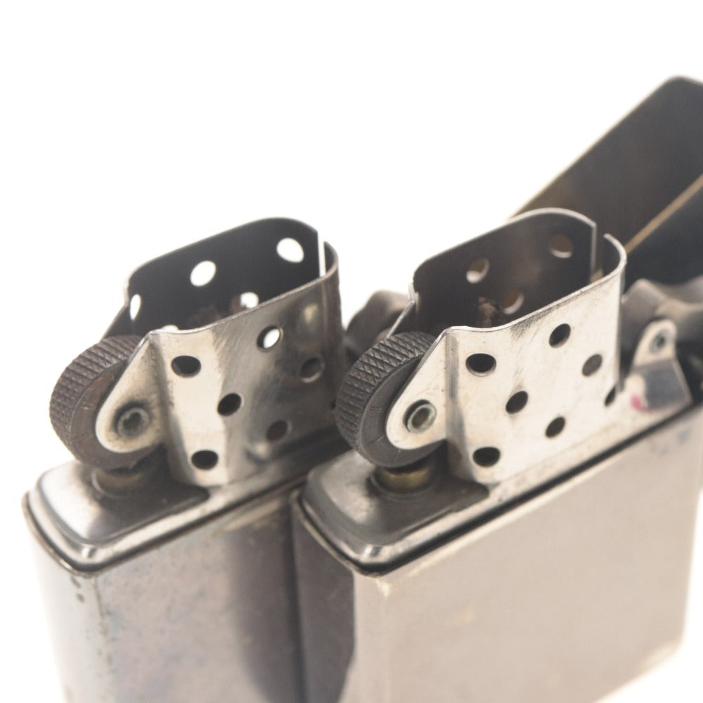 ■ ZIPPO ジッポー オイルライター 2点セット まとめ売り 大都技研 総柄 パチンコ D 2005 / バタフライ 蝶柄 E 2004/ U.S.A製 動作品