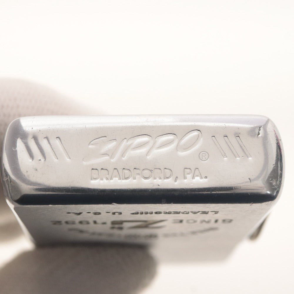 ■ Zippo ジッポー オイルライター OVER THE 50 YEAR OLD SINCE Z 1932 1982年製 LEADERSHIP U.S.A 限定版 喫煙具 木箱付き 動作品