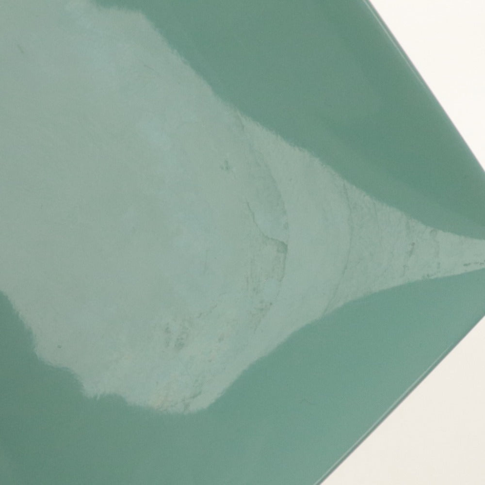 ■ TIFFANY&CO. ティファニー スクエア プレート ブルーボックス リボン 浅 角皿 食器 陶器 全長24cm
