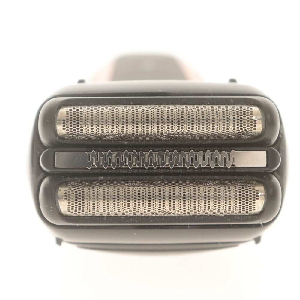 ■ BRAUN 電気シェーバー BRAUN Series 3 ブラウン シリーズ3 充電 交流式 カミソリ 顔 髭剃り 赤黒 付属品付き 動作確認済み