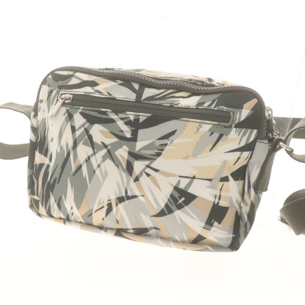 ■ Kipling Shoulder Bag ABANU M URBAN PALM KI6678-49O Men's Women's Black/White/Beige Unused