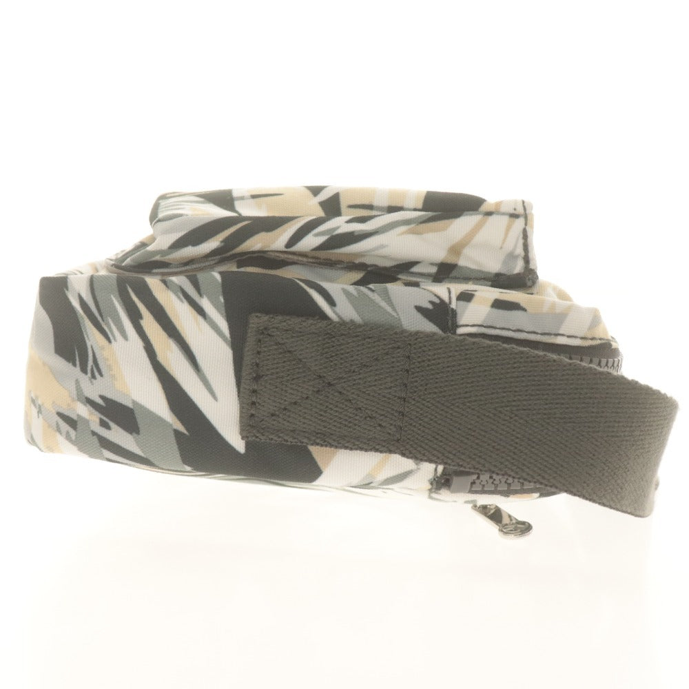 ■ Kipling Shoulder Bag ABANU M URBAN PALM KI6678-49O Men's Women's Black/White/Beige Unused