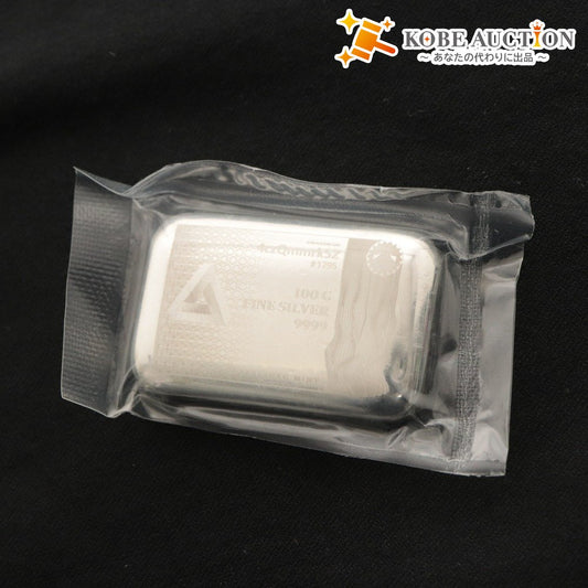 ■ 野口コイン シルバー バー 100g 99.99% 純銀インゴット プレスブルク ミント スロバキア コレクション 美術品