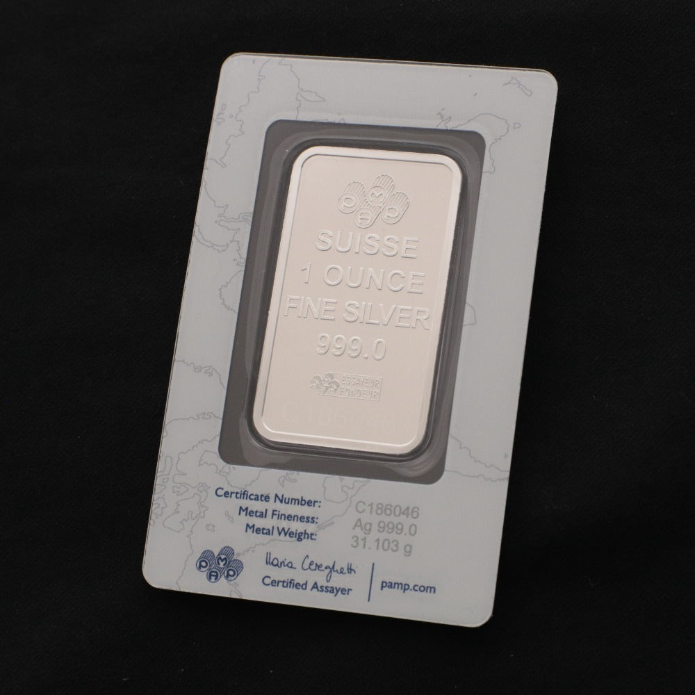 ■ 野口コイン シルバー バー 1オンス 99.9% 純銀 インゴット PAMP Suisse 豊穣の角 フォルトゥナ コレクション 美術品
