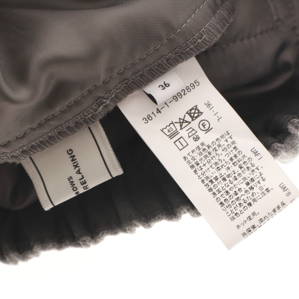 ■ GREEN LABEL RELAXING Pants Bottoms Tuck Women's 36 (S Equivalent) Light Gray