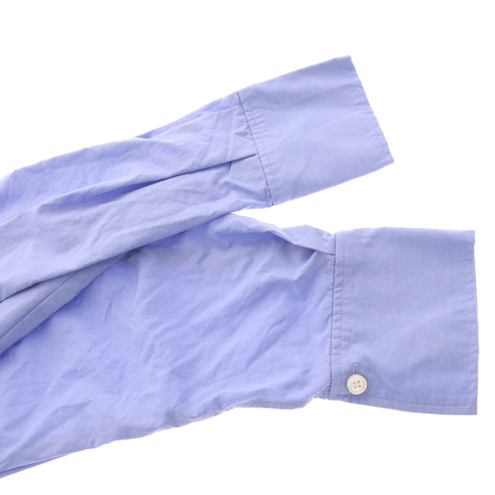 ■ グリーンレーベルリラクシング GREEN LABEL RELAXING ブラウス 長袖 トップス 前後2way ボウタイ ギャザー レディース F ライトブルー