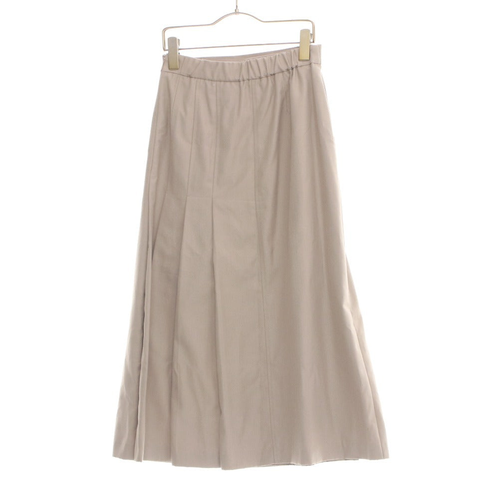 ■ グリーンレーベルリラクシング GREEN LABEL RELAXING スカート ボトムス ラップ プリーツ レディース 36(S相当） ベージュ