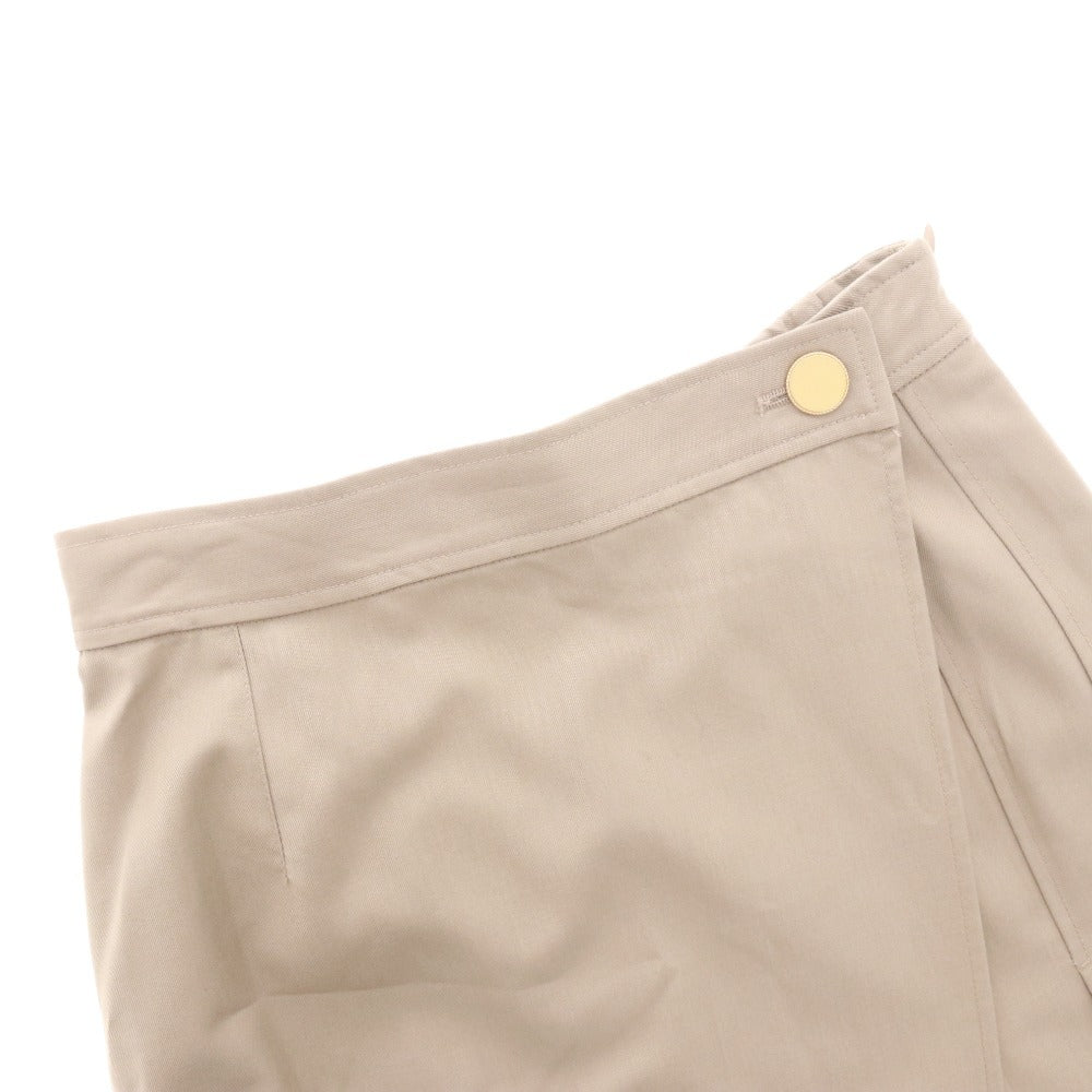 ■ グリーンレーベルリラクシング GREEN LABEL RELAXING スカート ボトムス ラップ プリーツ レディース 36(S相当） ベージュ