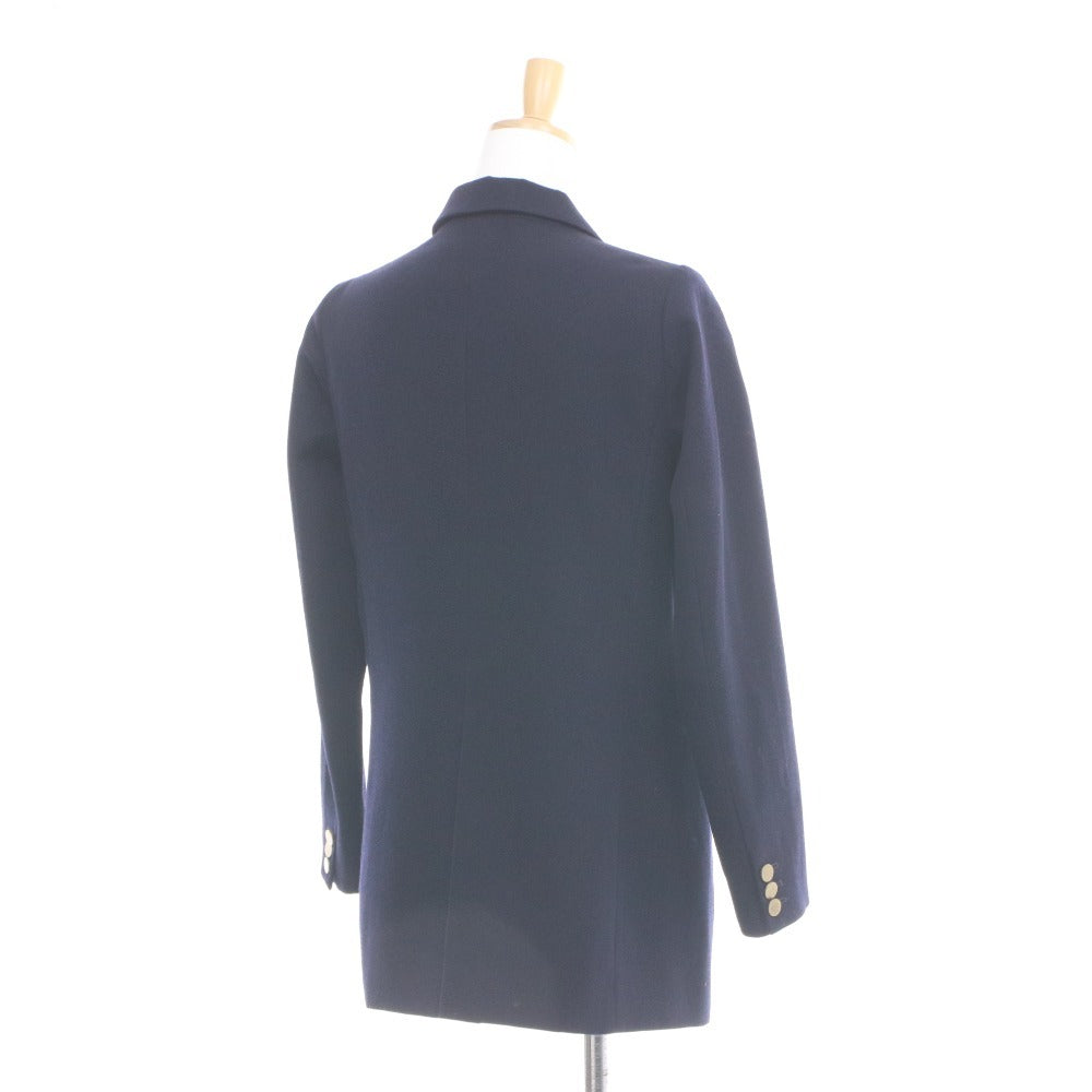 ■ レリューム relume ジャーナルスタンダード ジャケット 長袖 金ボタン 紺ブレ ダブルブレスト レディース 36(S相当）ネイビー