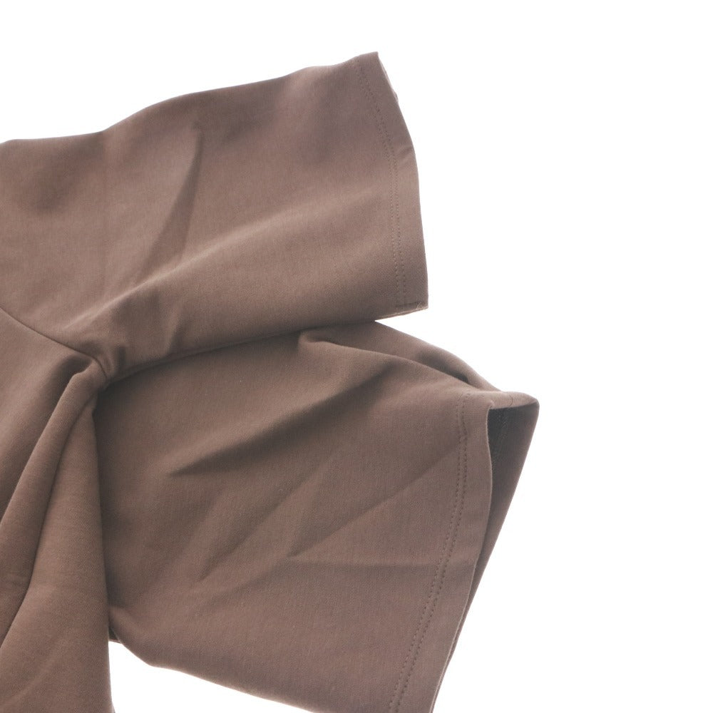 ■ Emma Taylor Pullover Short-Sleeve Top, Light Double Knit, Half-Sleeve, Women's Free Size, Brown, With Tags, Unused