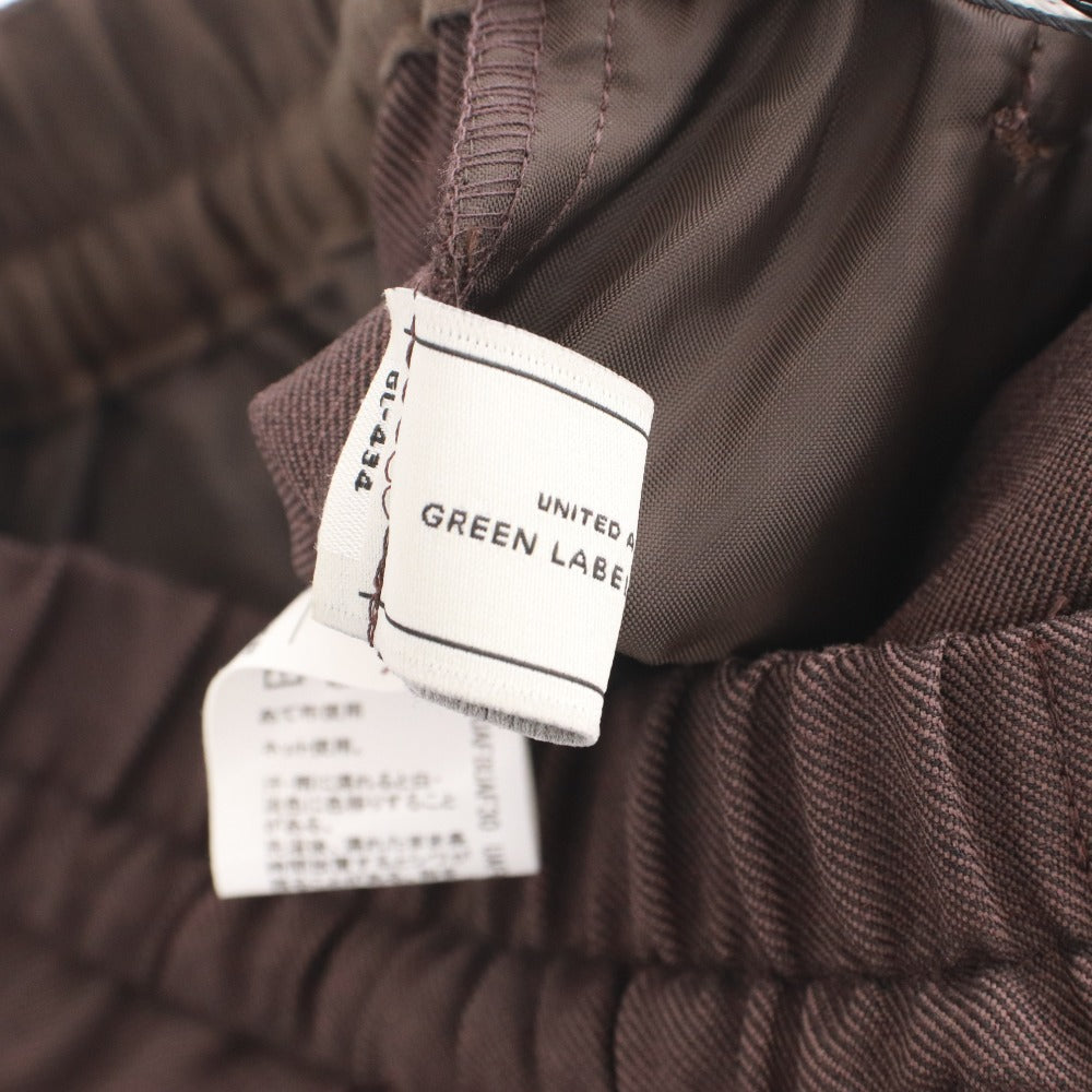 ■ グリーンレーベルリラクシング GREEN LABEL RELAXING パンツ ボトムス ニーハイフレア 伸縮性 レディース 36（S相当）ブラウン