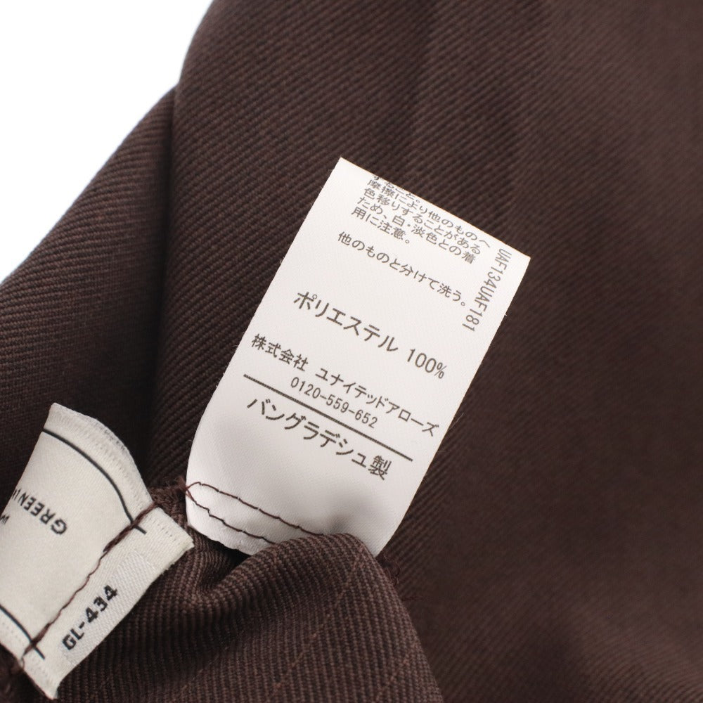 ■ グリーンレーベルリラクシング GREEN LABEL RELAXING パンツ ボトムス ニーハイフレア 伸縮性 レディース 36（S相当）ブラウン