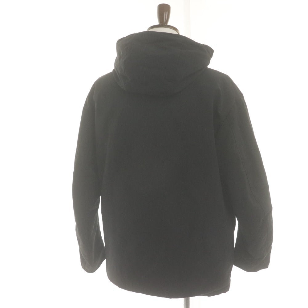 ■ ユニクロ UNIQLO +J x JIL SANDER ダウンジャケット 長袖 アウター ハイブリッドダウンオーバーサイズパーカ メンズ M ブラック 黒
