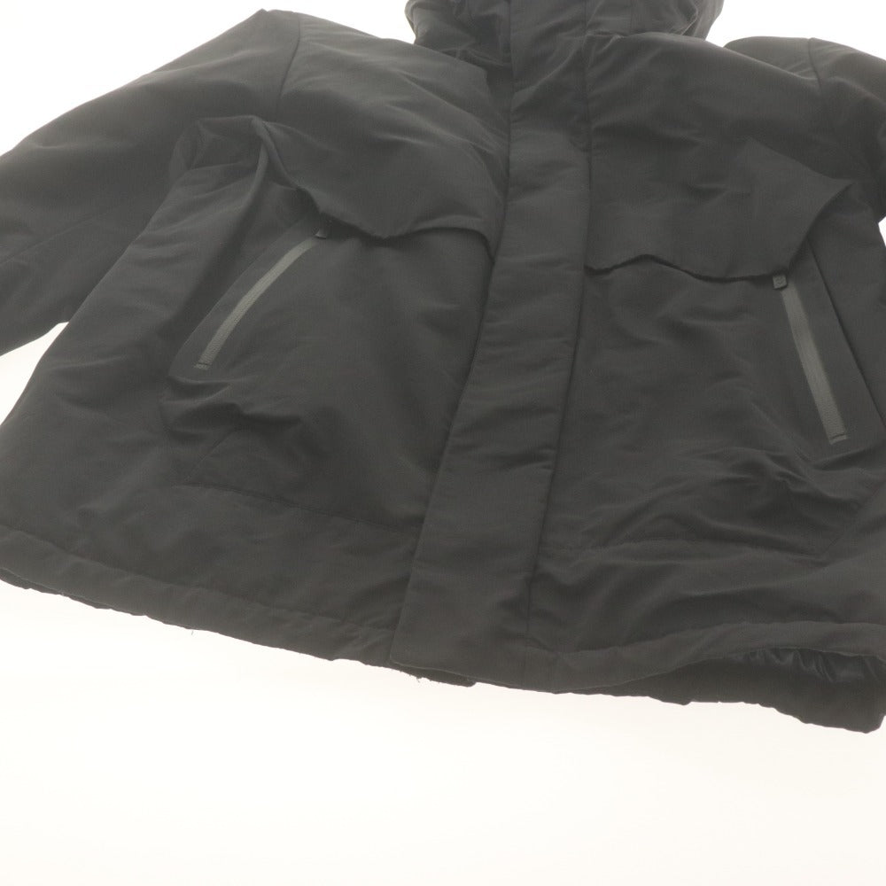 ■ ユニクロ UNIQLO +J x JIL SANDER ダウンジャケット 長袖 アウター ハイブリッドダウンオーバーサイズパーカ メンズ M ブラック 黒