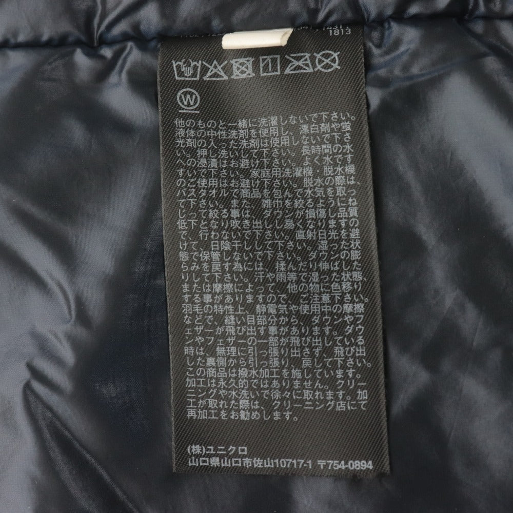 ■ ユニクロ UNIQLO +J x JIL SANDER ダウンジャケット 長袖 アウター ハイブリッドダウンオーバーサイズパーカ メンズ M ブラック 黒