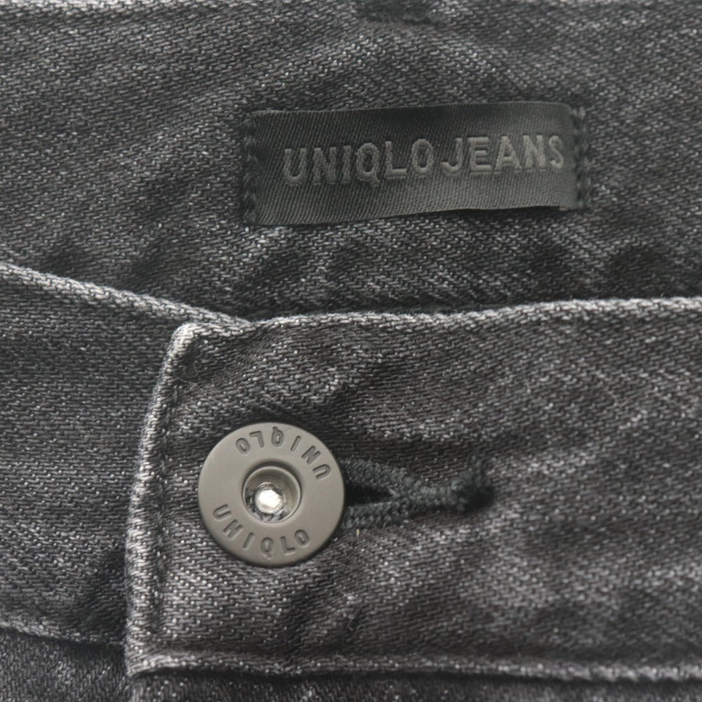 ■ UNIQLO JEANS ユニクロ デニムパンツ バギーカーブジーンズ 男女兼用 メンズ レディース 30 (S～M相当) ダークグレー