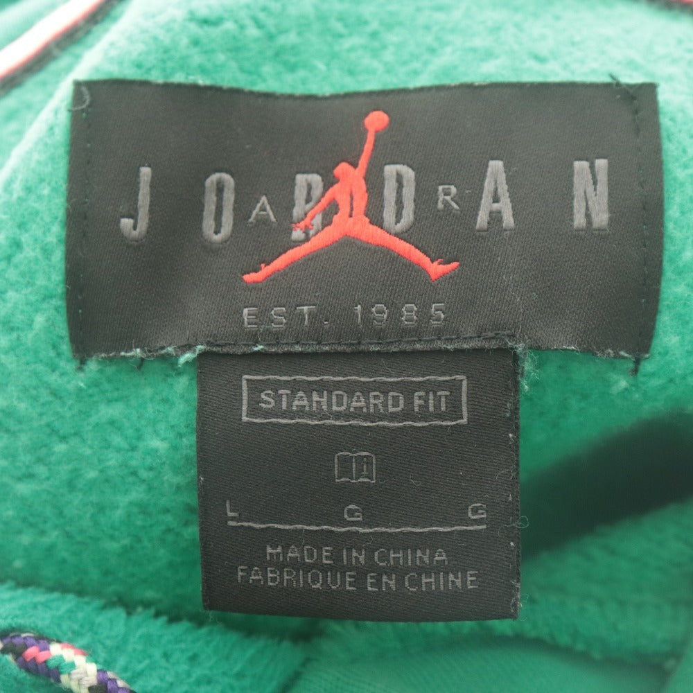 ■ ナイキ ジョーダン パーカー 長袖 トップス Mountainside Fleece Pullover Winter Utility 2020年 メンズ L ライトグリーン系