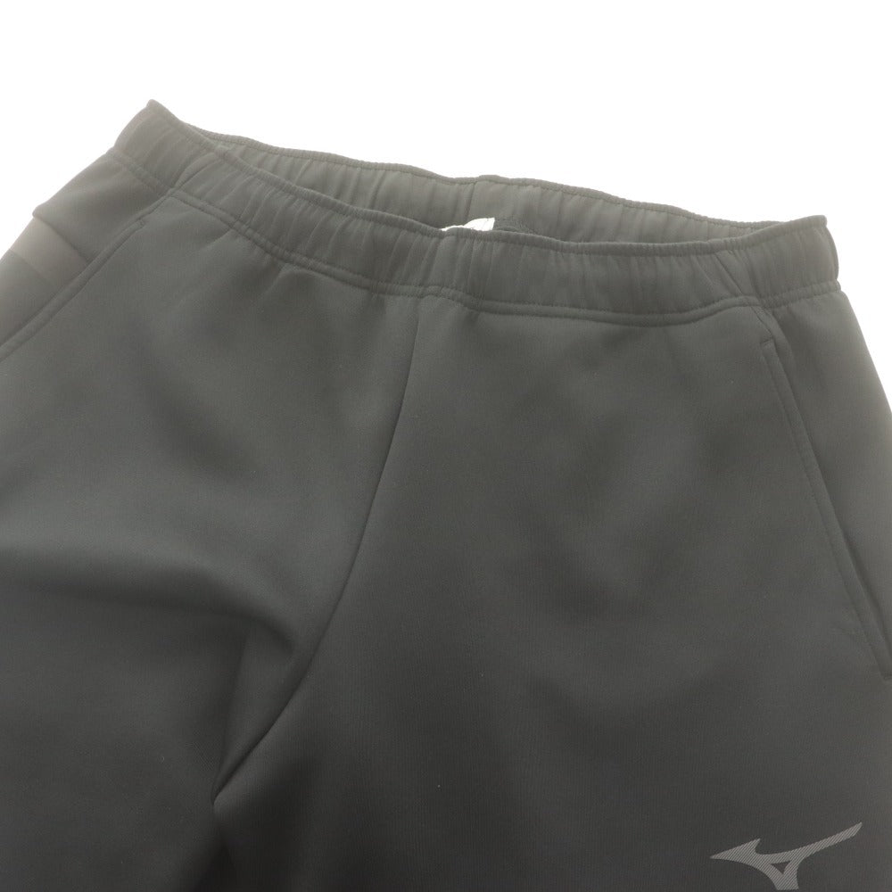 ■ MIZUNO ミズノ ストレッチスウェットパンツ ボトムス 32MDC050 ロゴ スポーツ トレーニングウエア メンズ レディース ユニセ M 黒