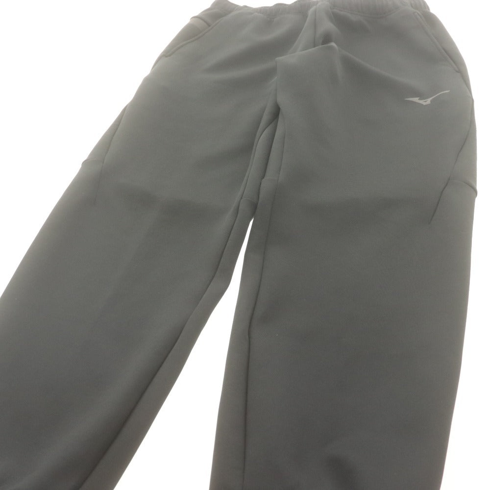 ■ MIZUNO ミズノ ストレッチスウェットパンツ ボトムス 32MDC050 ロゴ スポーツ トレーニングウエア メンズ レディース ユニセ M 黒