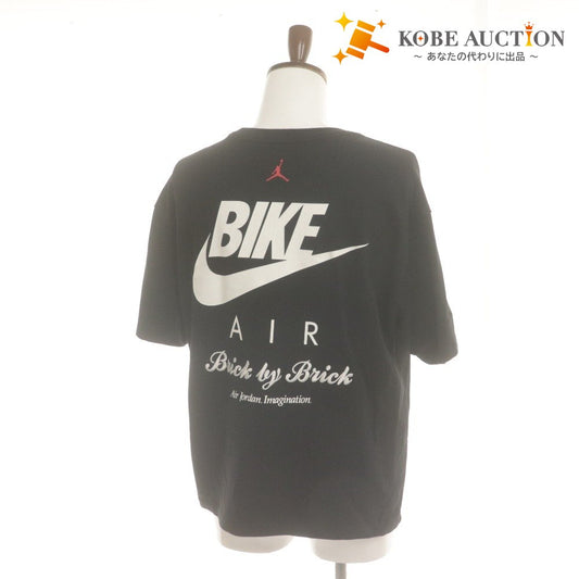 ■ Nike Jordan × Nigel Sylvester 半袖Tシャツ トップス Bike Tee HQ1736-010 ロゴ柄 限定コラボモデル メンズ M 黒 ブラック