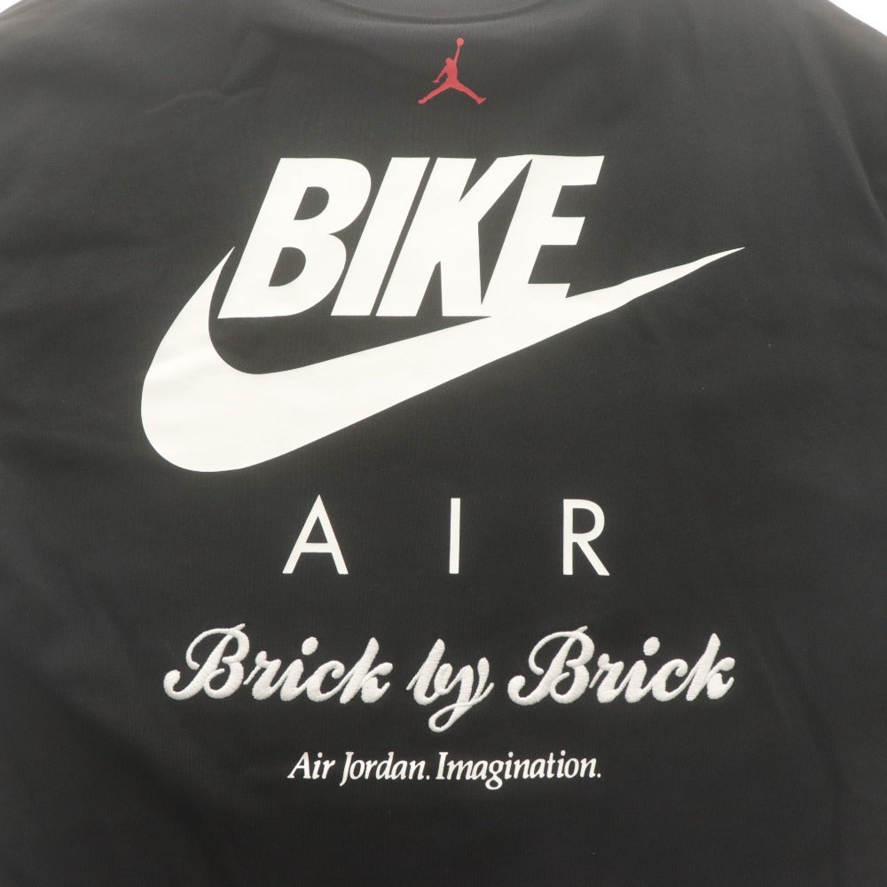 ■ Nike Jordan × Nigel Sylvester 半袖Tシャツ トップス Bike Tee HQ1736-010 ロゴ柄 限定コラボモデル メンズ M 黒 ブラック