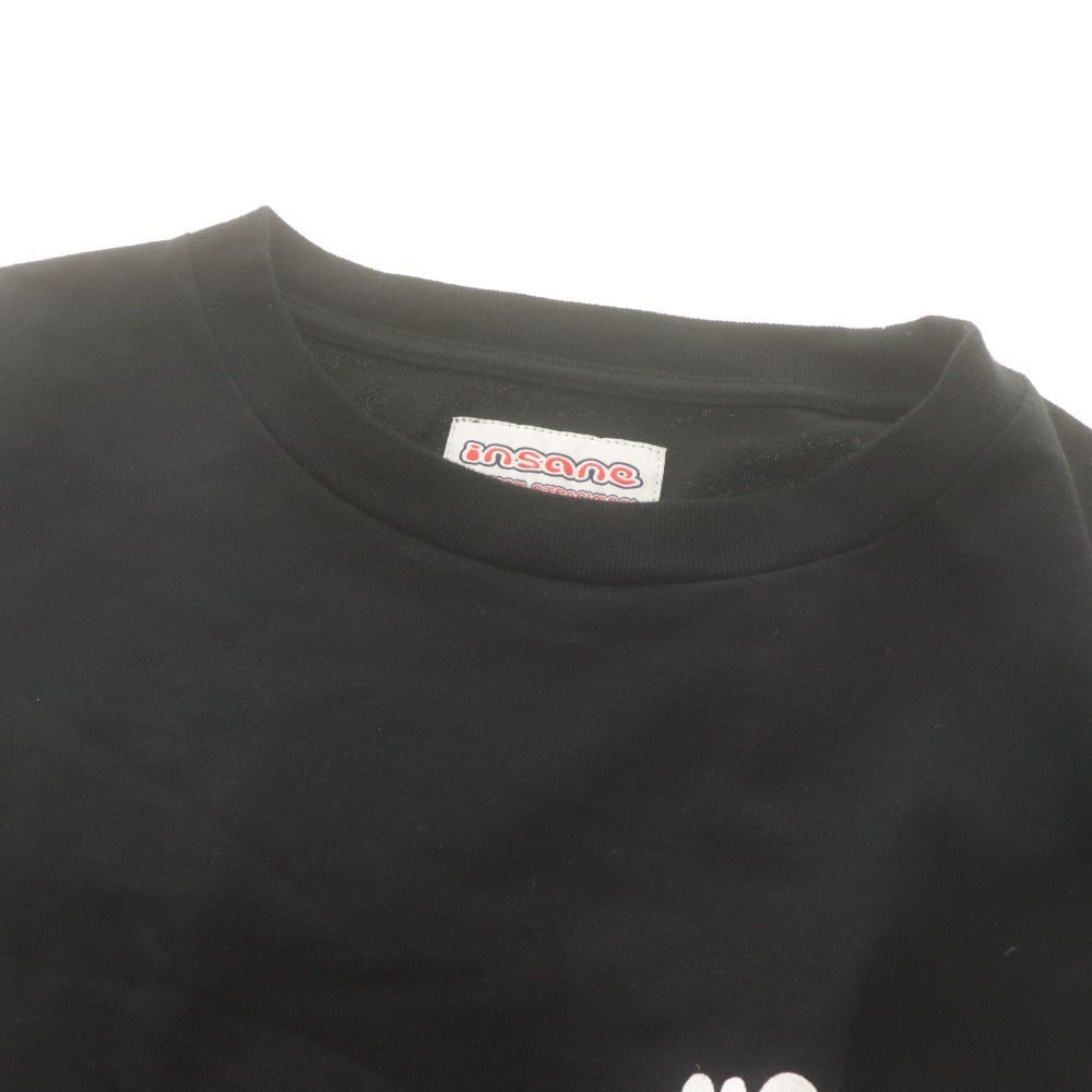 ■ uniform experiment x insane コラボ 半袖Tシャツ トップス INSANE MONOCHROME WIDE TEE 絵柄 Ged Wells SOPH. メンズ 1(S相当) 白黒