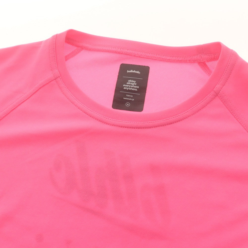 ■ ballaholic ボーラホリック 半袖Tシャツ トップス ラグラン袖 blhlc TOKYO スポーツ バスケットボールウェア メンズ M ピンク