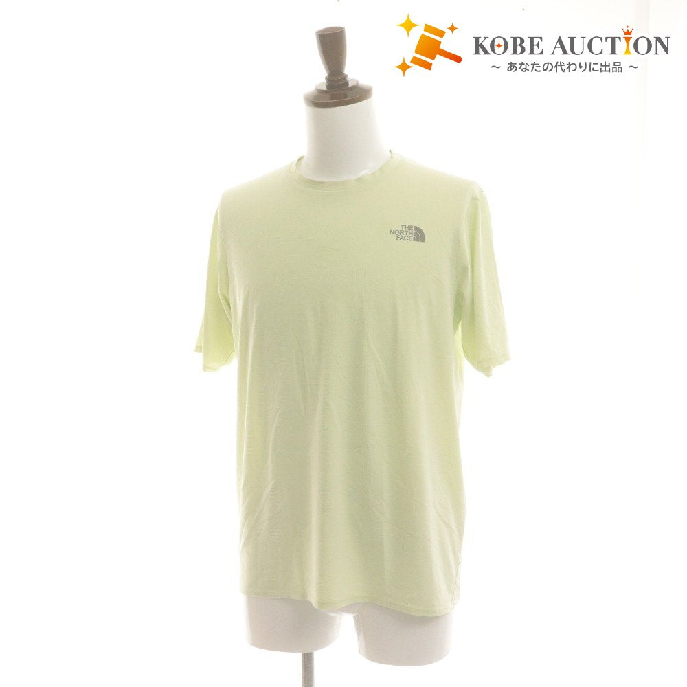 ■ THE NORTH FACE トレーニングウエア 半袖Tシャツ トップス GTD 吸汗速乾性 ドライ感 ランニング スポーツ メンズ L ライトカーキ系