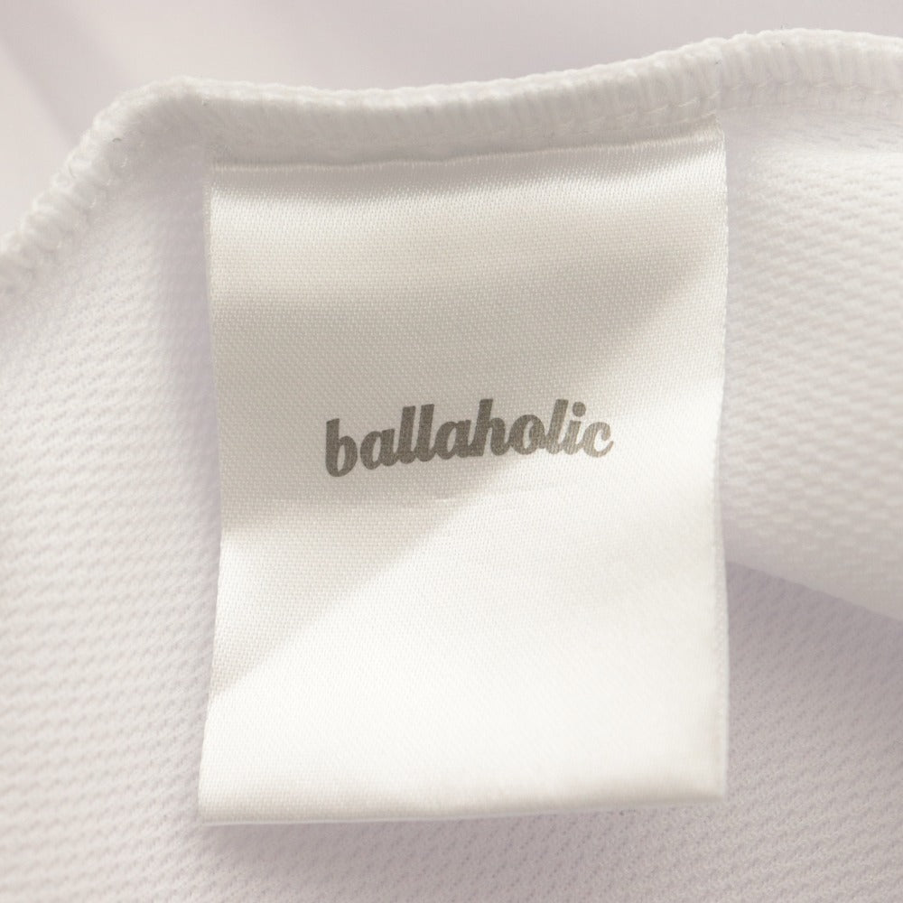 ■ ballaholic ボーラホリック 長袖Tシャツ ロンT トップス CITY 柄 ストレッチ スポーツ トレーニングウエア ポリエステル メンズ L 白