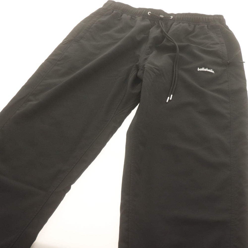 ■ ballaholic ボーラホリック トラックパンツ ボトムス Logo Anywhere Pants シャカシャカ トレーニング スポーツウエア メンズ L 黒