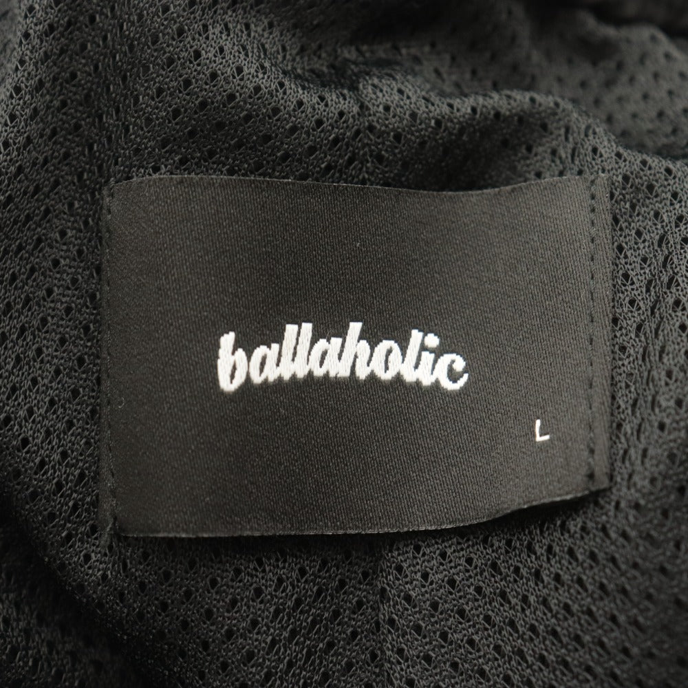 ■ ballaholic ボーラホリック トラックパンツ ボトムス Logo Anywhere Pants シャカシャカ トレーニング スポーツウエア メンズ L 黒