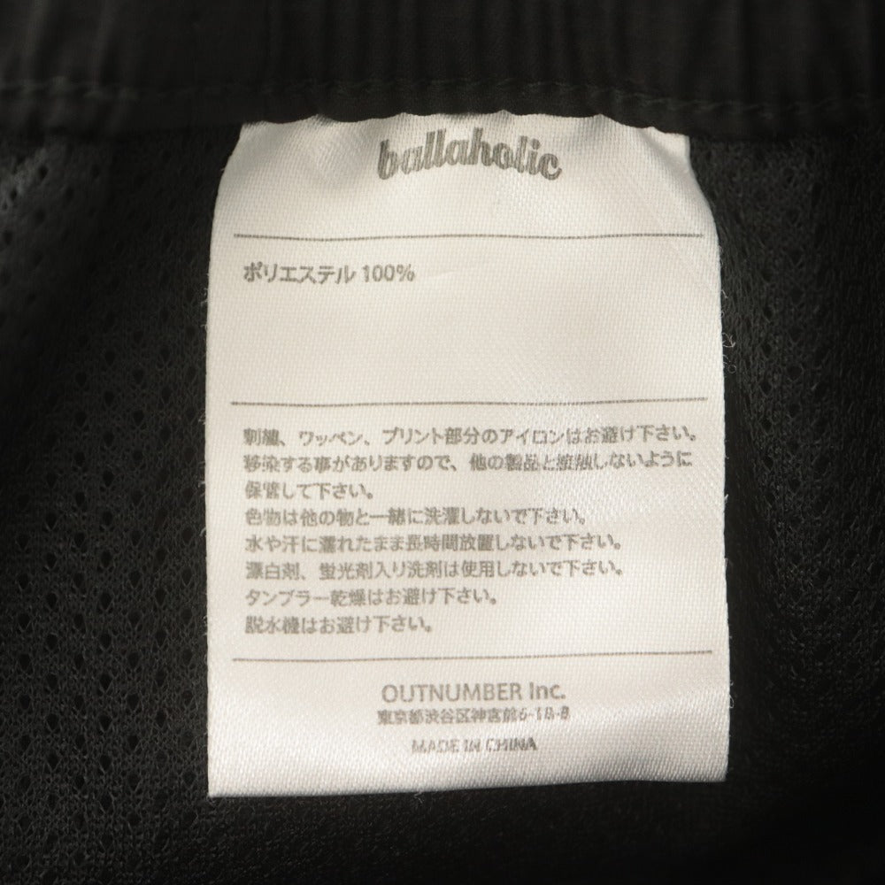 ■ ballaholic ボーラホリック トラックパンツ ボトムス Logo Anywhere Pants シャカシャカ トレーニング スポーツウエア メンズ L 黒