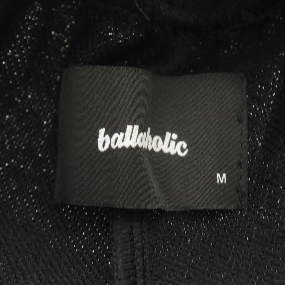 ■ ballaholic スウェットパンツ ボトムス The Mecca Sweat Pants 155 柄 イージー スポーツ トレーニングウエア メンズ M 黒